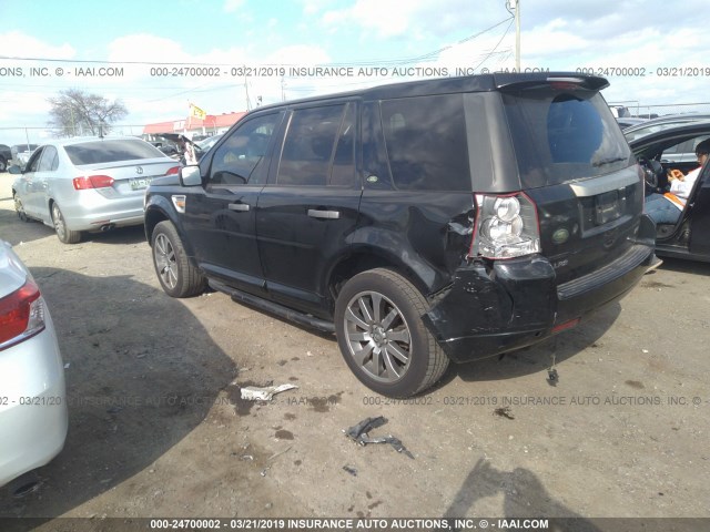 SALFT24N18H097539 - 2008 LAND ROVER LR2 HSE TECHNOLOGY BLACK photo 3