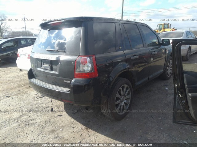 SALFT24N18H097539 - 2008 LAND ROVER LR2 HSE TECHNOLOGY BLACK photo 4