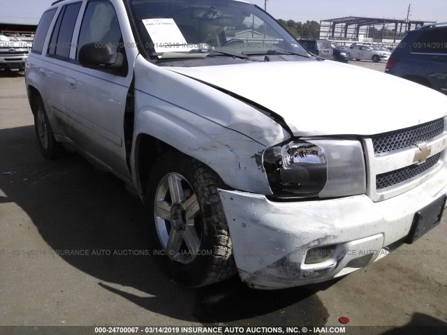 1GNDS13S482132569 - 2008 CHEVROLET TRAILBLAZER LS/LT WHITE photo 6