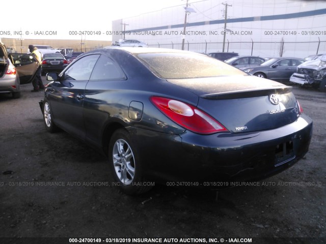 4T1CE38P76U708356 - 2006 TOYOTA CAMRY SOLARA SE/SLE BLUE photo 3