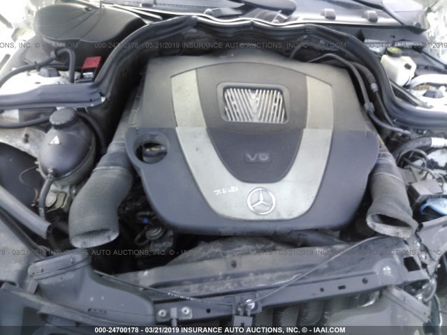 WDDGF8BBXAR111412 - 2010 MERCEDES-BENZ C 300 4MATIC WHITE photo 10