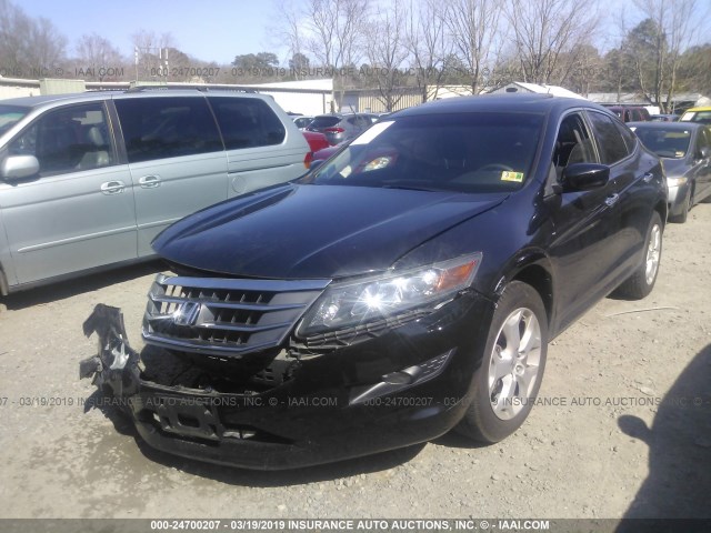 5J6TF1H50CL007304 - 2012 HONDA CROSSTOUR EXL BLACK photo 2