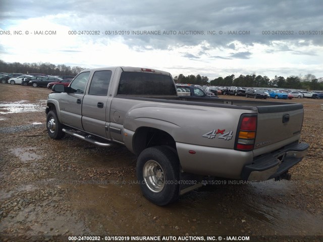 1GCJK33G61F212683 - 2001 CHEVROLET SILVERADO K3500 Champagne photo 3