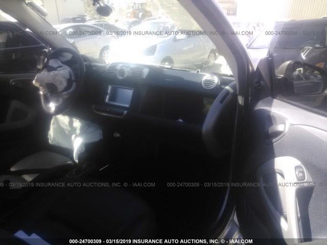 WMEEJ3BA8FK811313 - 2015 SMART FORTWO PURE/PASSION SILVER photo 5