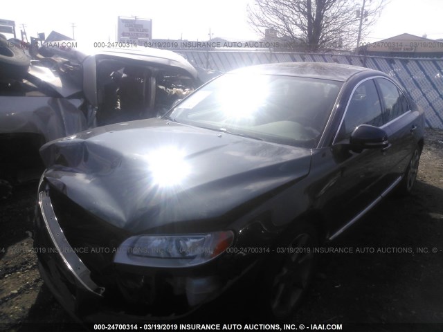 YV1902AH4C1152735 - 2012 VOLVO S80 T6 BLACK photo 2