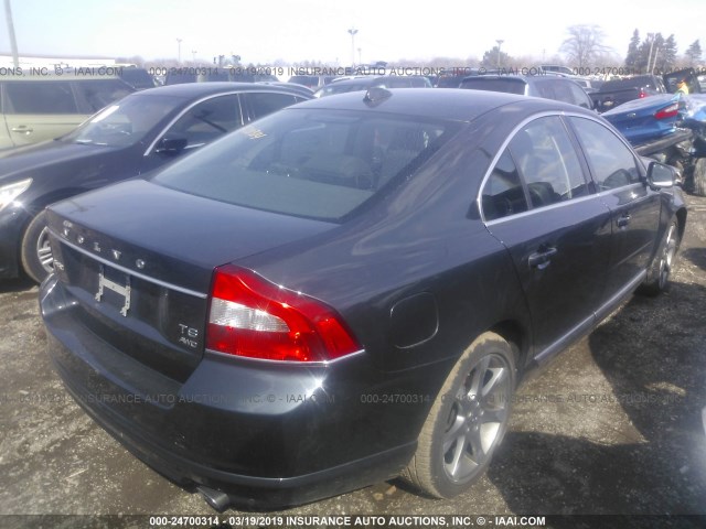 YV1902AH4C1152735 - 2012 VOLVO S80 T6 BLACK photo 4