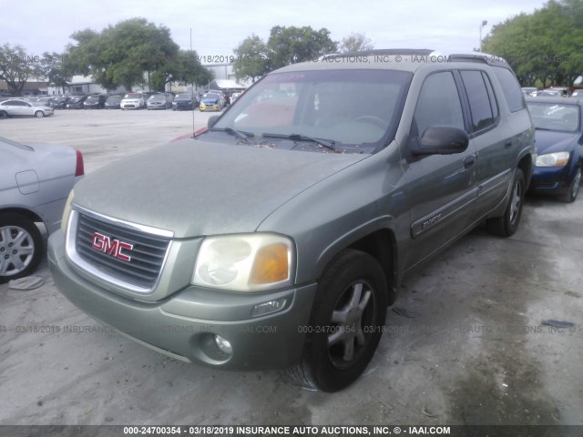 1GKES12S146188507 - 2004 GMC ENVOY XUV GREEN photo 2