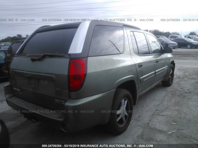 1GKES12S146188507 - 2004 GMC ENVOY XUV GREEN photo 4