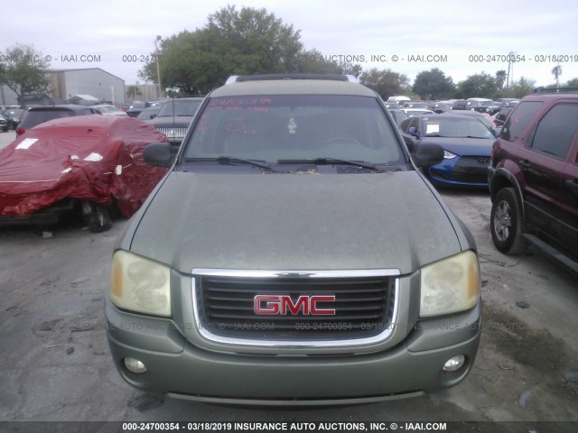 1GKES12S146188507 - 2004 GMC ENVOY XUV GREEN photo 6