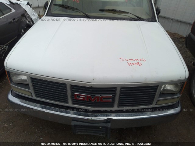 1GTDC14H9MZ513490 - 1991 GMC SIERRA C1500 WHITE photo 10