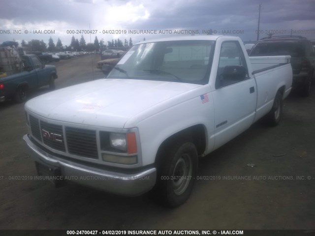 1GTDC14H9MZ513490 - 1991 GMC SIERRA C1500 WHITE photo 2