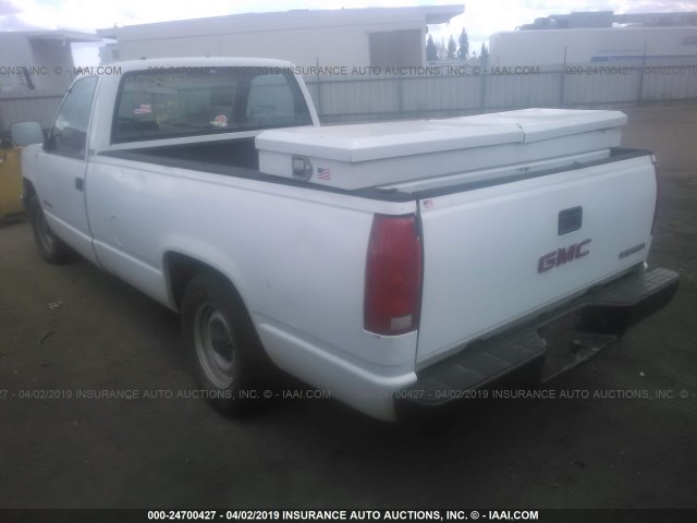 1GTDC14H9MZ513490 - 1991 GMC SIERRA C1500 WHITE photo 3