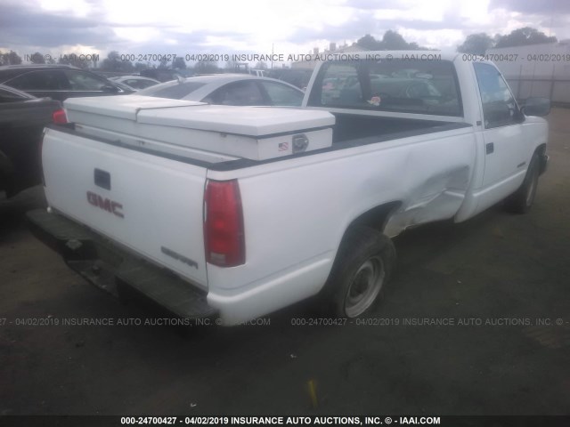 1GTDC14H9MZ513490 - 1991 GMC SIERRA C1500 WHITE photo 4