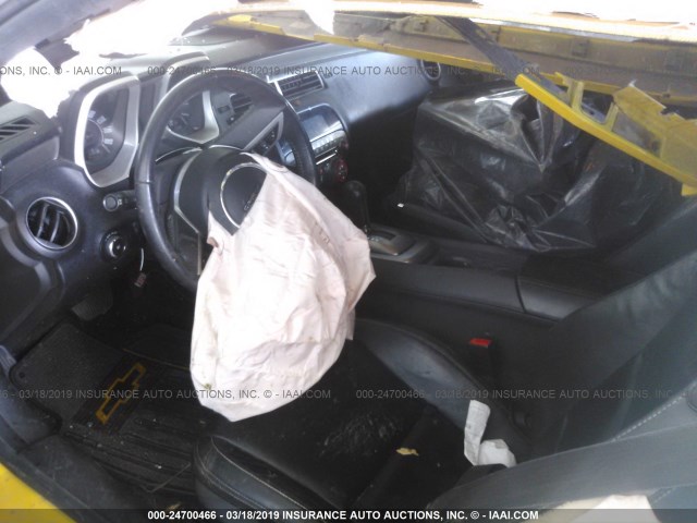 2G1FC1ED3B9199680 - 2011 CHEVROLET CAMARO LT WHITE photo 5