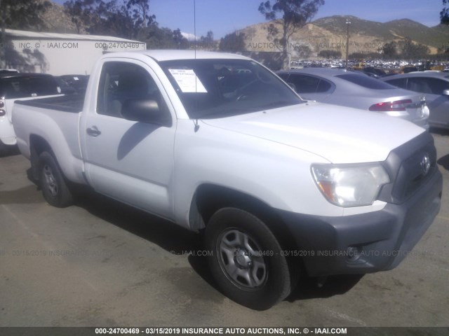 5TFNX4CN4DX017333 - 2013 TOYOTA TACOMA WHITE photo 1