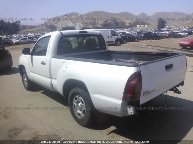 5TFNX4CN4DX017333 - 2013 TOYOTA TACOMA WHITE photo 3