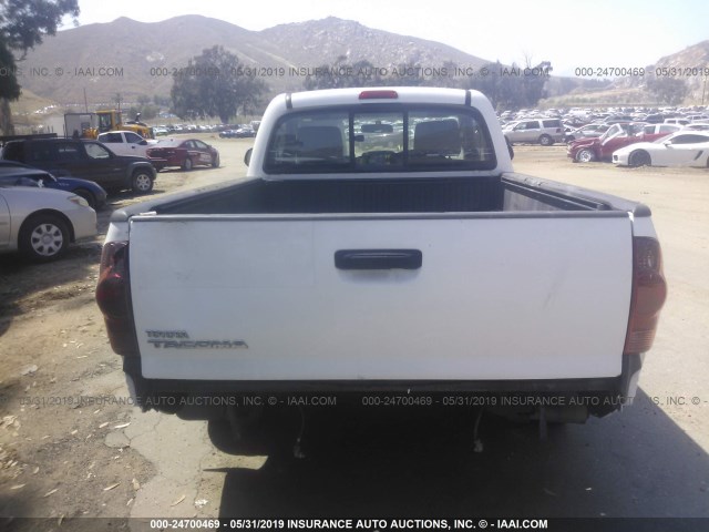 5TFNX4CN4DX017333 - 2013 TOYOTA TACOMA WHITE photo 6