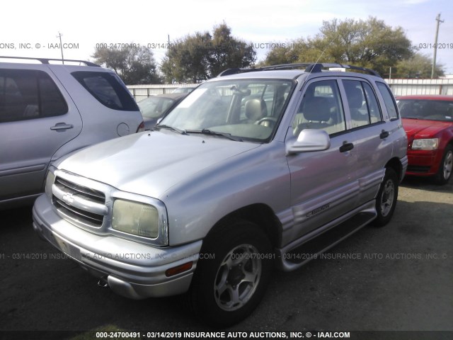 2CNBJ634416959168 - 2001 CHEVROLET TRACKER LT SILVER photo 2