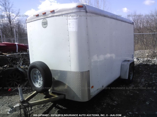 575200E10EP255756 - 2014 WELLS-CARGO TRAILER  WHITE photo 2