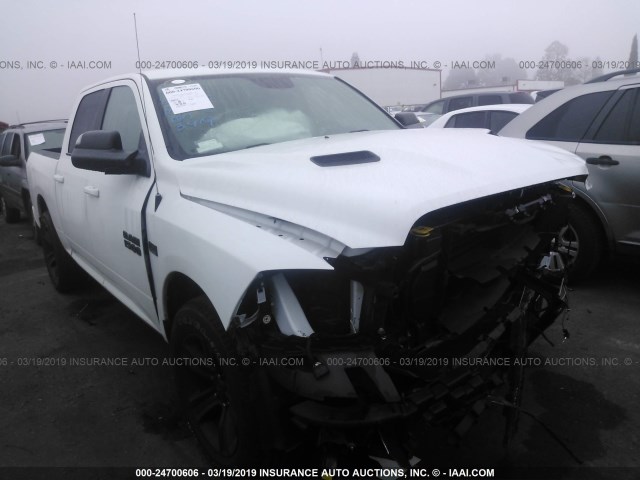 1C6RR6MT4HS622354 - 2017 RAM 1500 SPORT WHITE photo 1