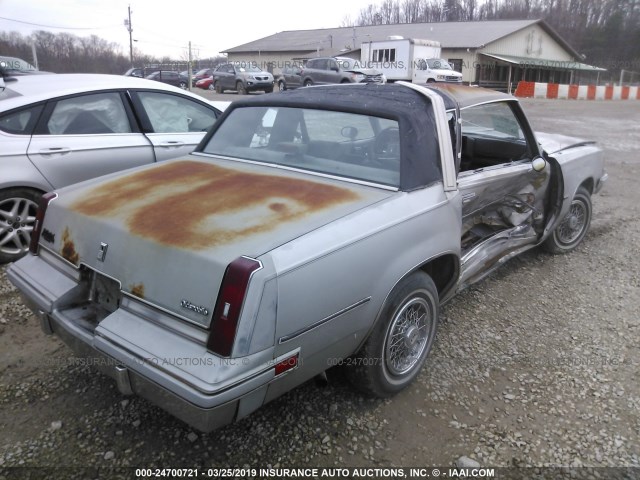 1G3GR11A8HR301267 - 1987 OLDSMOBILE CUTLASS SUPREME  SILVER photo 4