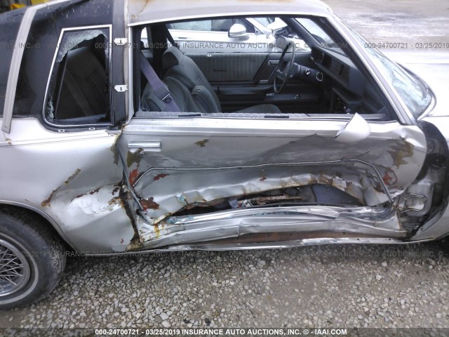 1G3GR11A8HR301267 - 1987 OLDSMOBILE CUTLASS SUPREME  SILVER photo 6