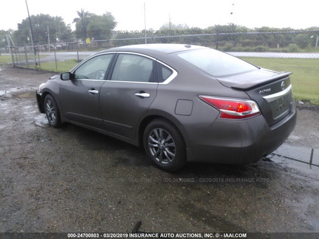 1N4AL3APXFN913343 - 2015 NISSAN ALTIMA 2.5/S/SV/SL BROWN photo 3