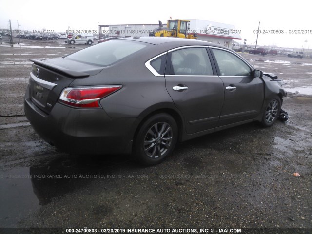1N4AL3APXFN913343 - 2015 NISSAN ALTIMA 2.5/S/SV/SL BROWN photo 4
