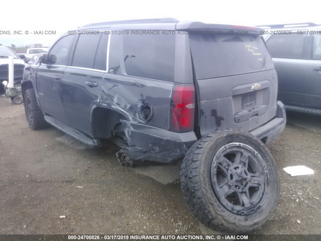 1GNSCBKC9GR124302 - 2016 CHEVROLET TAHOE C1500 LT GRAY photo 3