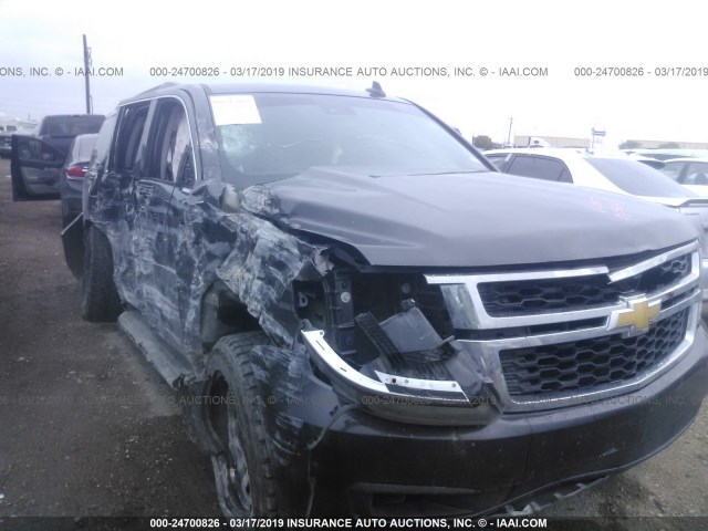 1GNSCBKC9GR124302 - 2016 CHEVROLET TAHOE C1500 LT GRAY photo 6