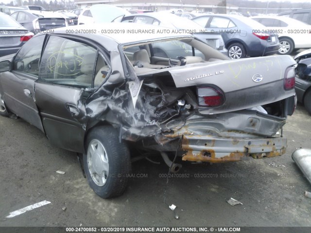 1G1NE52J6Y6203289 - 2000 CHEVROLET MALIBU LS TAN photo 6