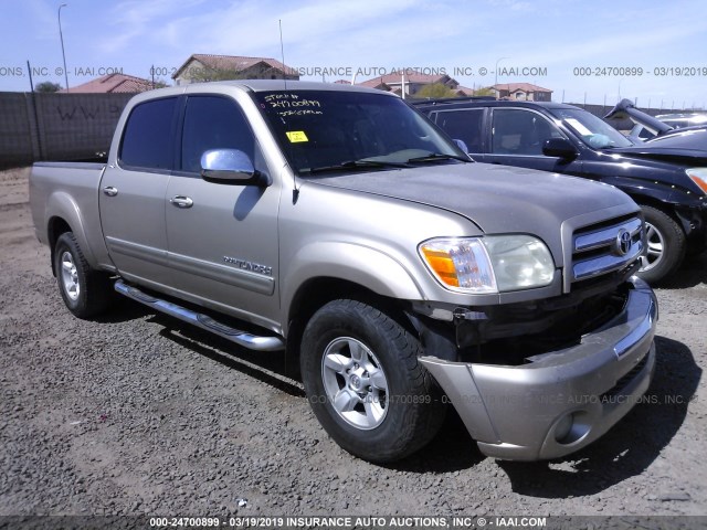 5TBDT44135S493785 - 2005 TOYOTA TUNDRA DOUBLE CAB SR5 GOLD photo 1