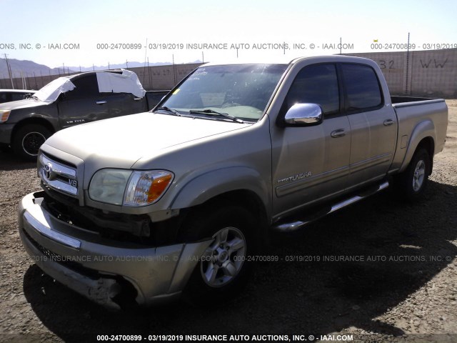 5TBDT44135S493785 - 2005 TOYOTA TUNDRA DOUBLE CAB SR5 GOLD photo 2