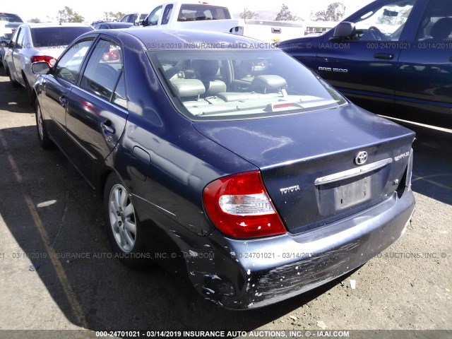 JTDBF32K830151003 - 2003 TOYOTA CAMRY LE/XLE 蓝色 照片 3