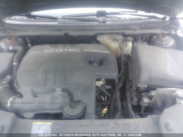 1G1ZB5EB2A4108275 - 2010 CHEVROLET MALIBU LS GRAY photo 10