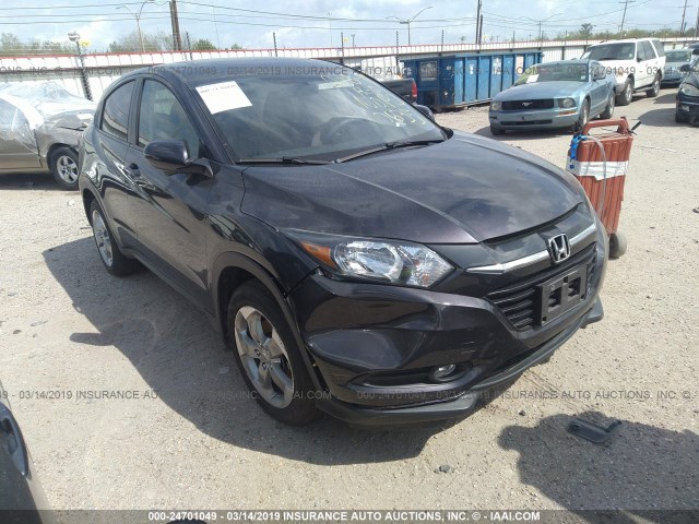 3CZRU6H56HM710635 - 2017 HONDA HR-V EX GRAY photo 1