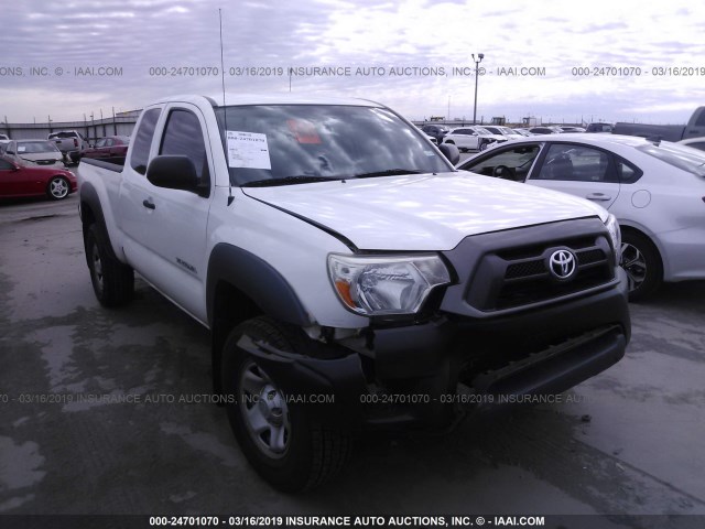 5TFTU4GN3DX028897 - 2013 TOYOTA TACOMA PRERUNNER ACCESS CAB WHITE photo 1