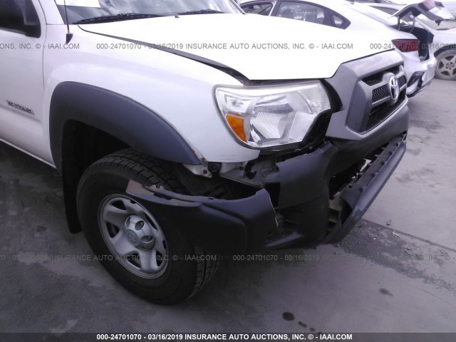 5TFTU4GN3DX028897 - 2013 TOYOTA TACOMA PRERUNNER ACCESS CAB WHITE photo 6