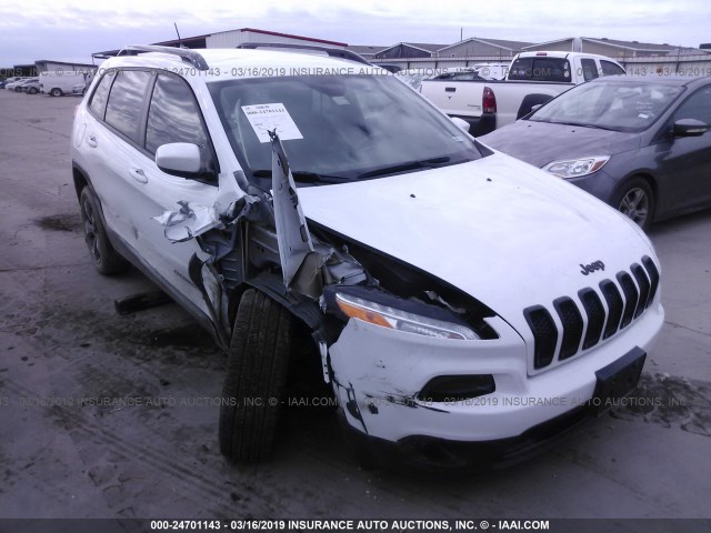 1C4PJLCS0FW723234 - 2015 JEEP CHEROKEE LATITUDE WHITE photo 1