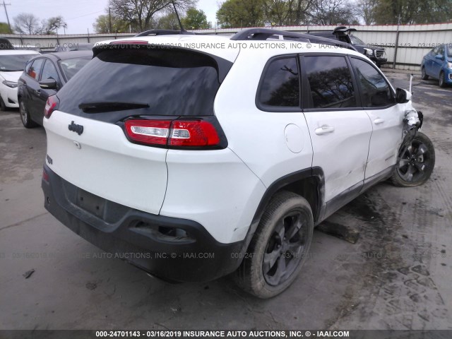 1C4PJLCS0FW723234 - 2015 JEEP CHEROKEE LATITUDE WHITE photo 4