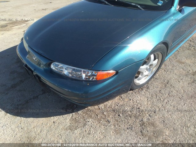 1G3NF52E92C299693 - 2002 OLDSMOBILE ALERO GLS TEAL photo 6