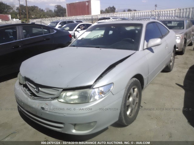 2T1CF22P6YC342619 - 2000 TOYOTA CAMRY SOLARA SE/SLE GRAY photo 2