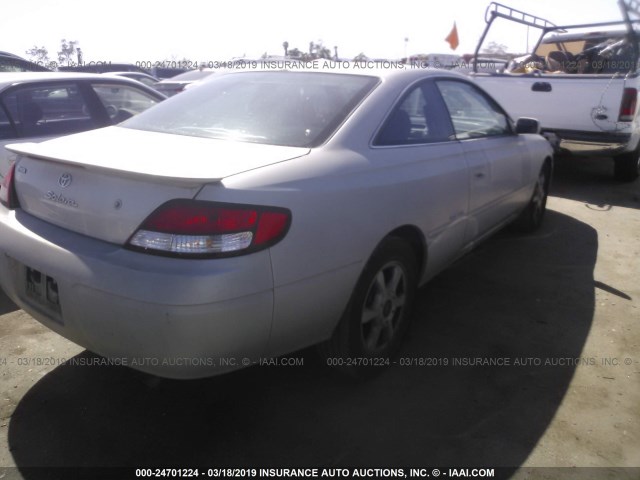 2T1CF22P6YC342619 - 2000 TOYOTA CAMRY SOLARA SE/SLE GRAY photo 4
