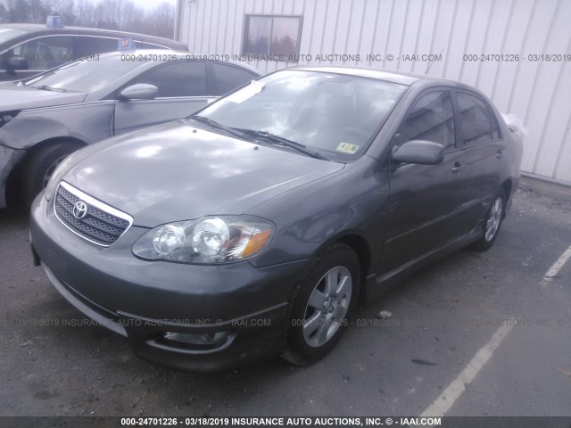 2T1BR32EX8C889612 - 2008 TOYOTA COROLLA CE/LE/S GRAY photo 2