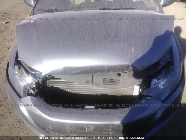 JHMZE2H39BS012530 - 2011 HONDA INSIGHT GRAY photo 6