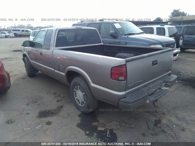 1GTDT19WX18166292 - 2001 GMC SONOMA GRAY photo 3