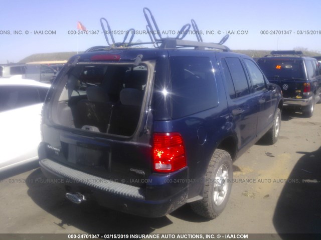 1FMZU73E15UA03559 - 2005 FORD EXPLORER XLT/XLT SPORT/NBX Mavi foto 4
