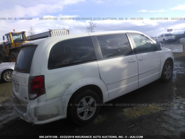 2D4RN3DG6BR721629 - 2011 DODGE GRAND CARAVAN  WHITE photo 4