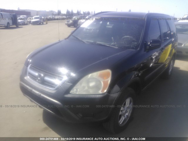 JHLRD78823C016267 - 2003 HONDA CR-V EX BLACK photo 2