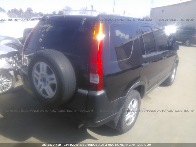 JHLRD78823C016267 - 2003 HONDA CR-V EX BLACK photo 4